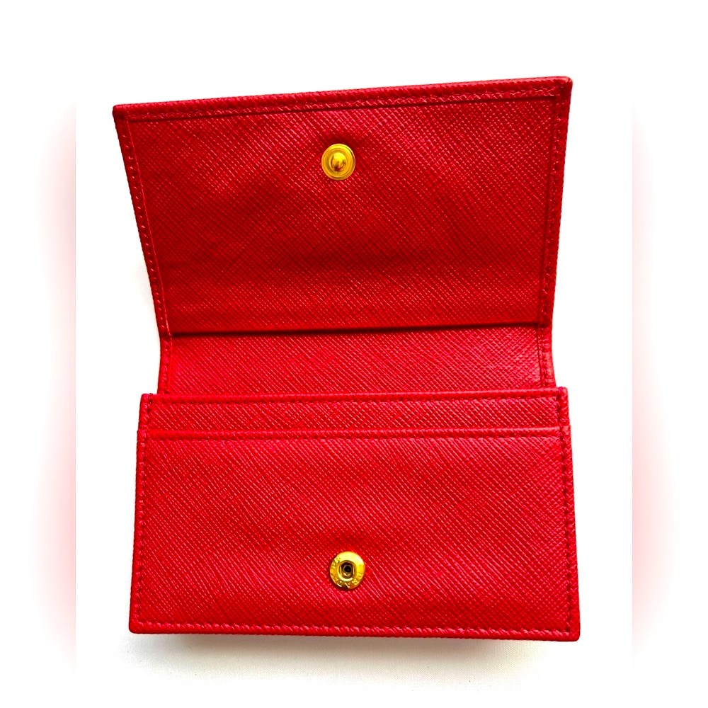 PRADA Bow Card Holder Coin Purse Case - Picture 7 of 10